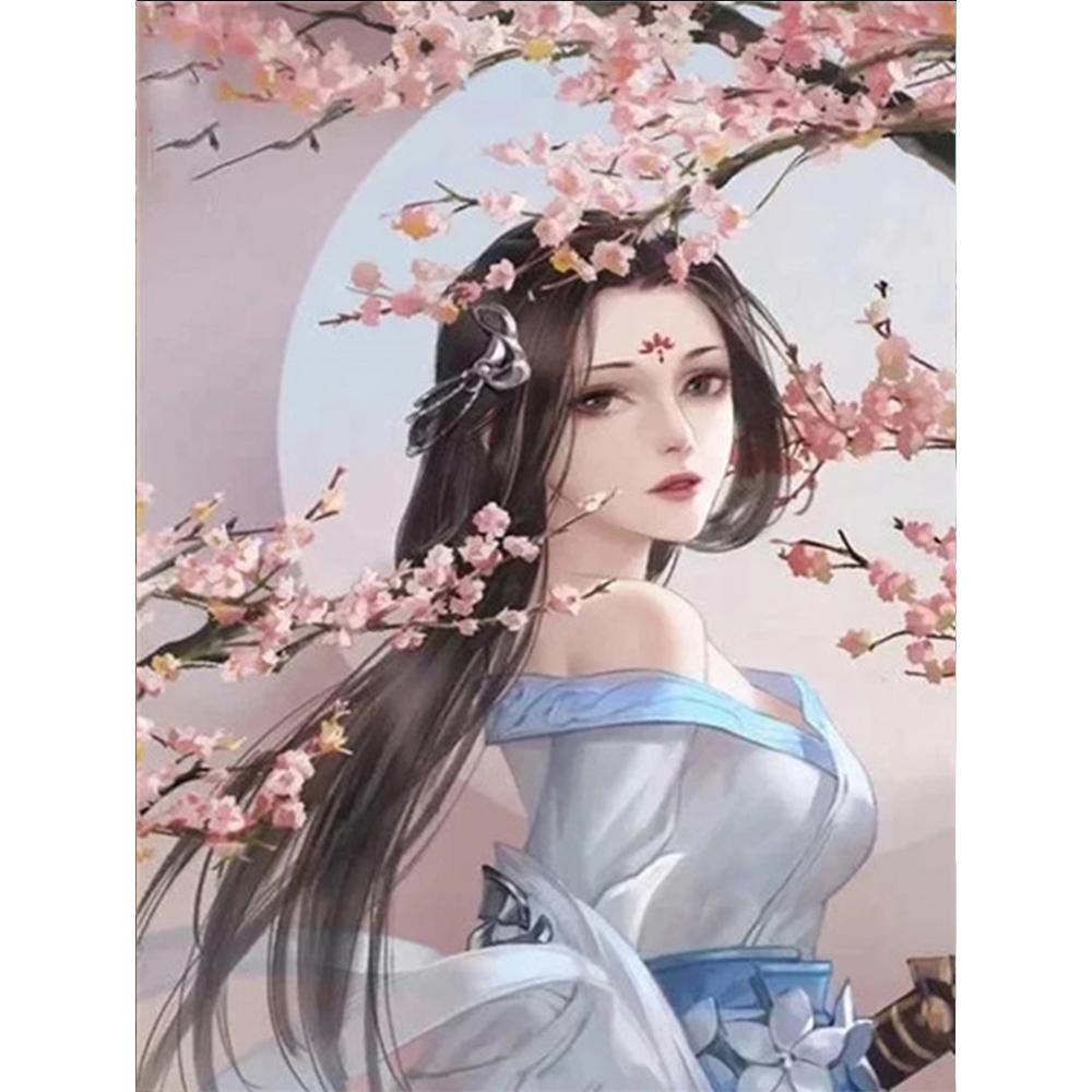 5D DIY Diamond Painting Kit Ancient Beauty Diamond Embroidery Rhinestones Decorations for Home