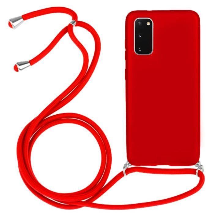 Coque - Samsung - S20 - Rouge - Souple - Anti-Rayure