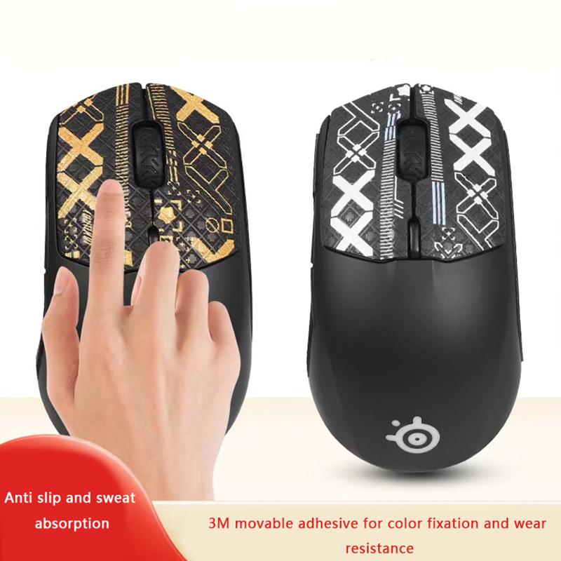 Anti-Slip Mouse Sticker Sweat-Absorbent Wear-Resistant Protective Grip Tape For Steelseries Rival 3 E-Sport Gaming Accessories