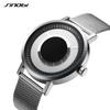 Men'S Watch Men'S Fashion Personality Creative No Pointer Concept Men'S Watch Waterproof Quartz Watch 9800