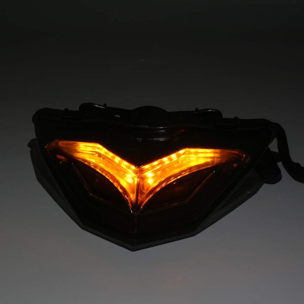 GZYF Motorcycle Integrated Taillight Brake Turn Signal Lamp for Kawasaki Ninja 250R 300 2013-2017