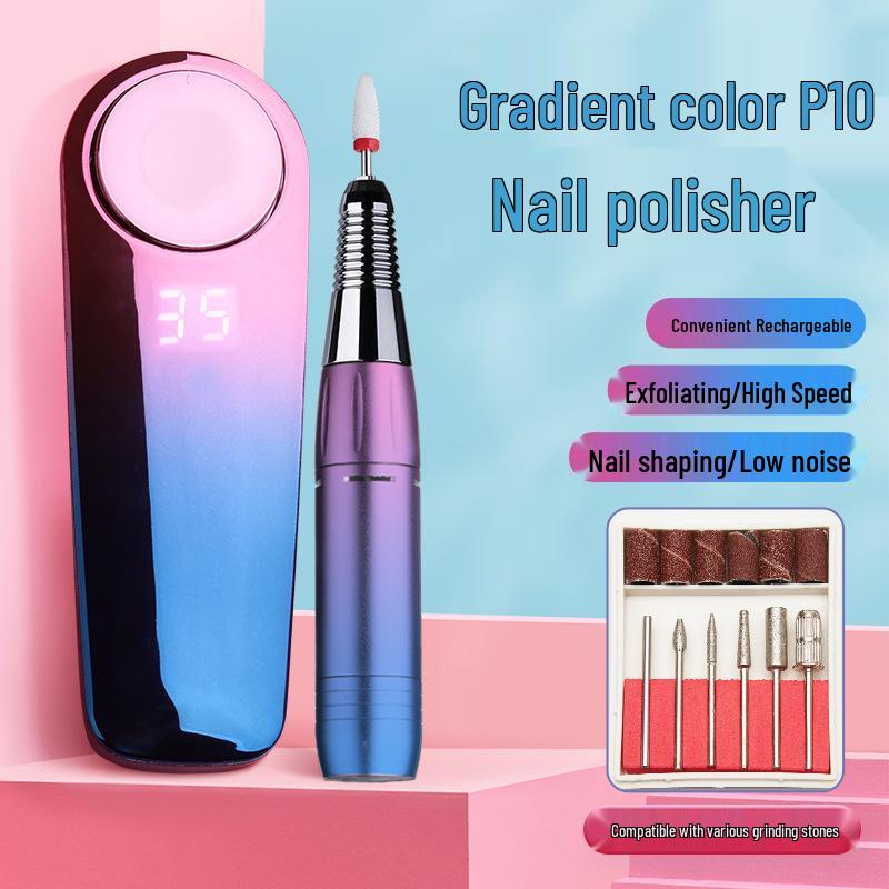 

Rechargeable Nail Polishing Pen with Portable Electric File