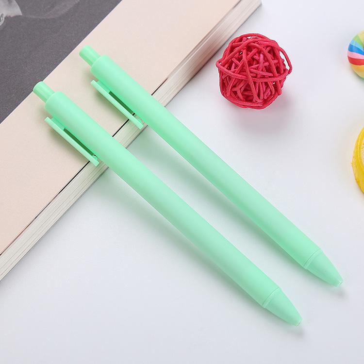 Macaron Color Gel Pens & Push-Type Black Pens for Students & Office