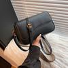 Women's Bag New Texture Wide Shoulder Strap Fashion Trend Single Shoulder Messenger Bag Simple Small Square Bag Women