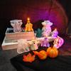 DIY Halloween Ghost Silicone Mold Aromatherapy Candle Plaster Spooky Ghost Handmade Soap Mould Halloween Decoration