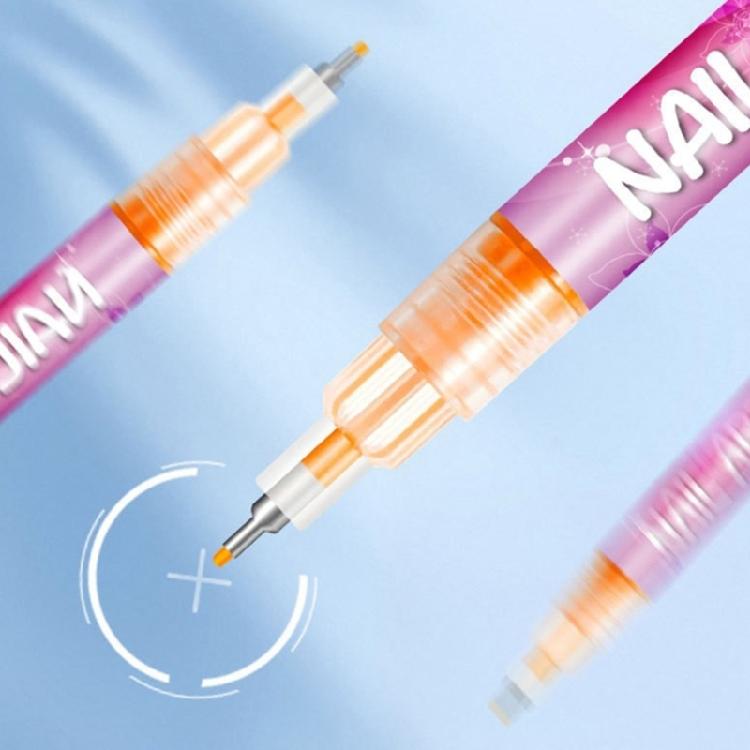 Sada popisovačů na nehty - 12 rychleschnoucích barev pro úžasné DIY designy nehtů doma nebo v salonu