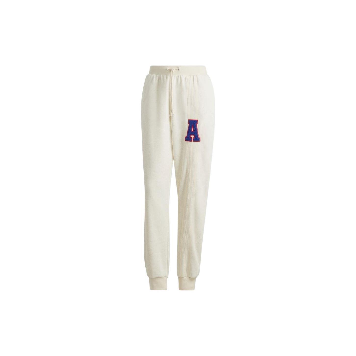 (WMNS) adidas Originals 3-Stripes Leg Sweatpants Asia Sizing Beige Women s IC5239 L