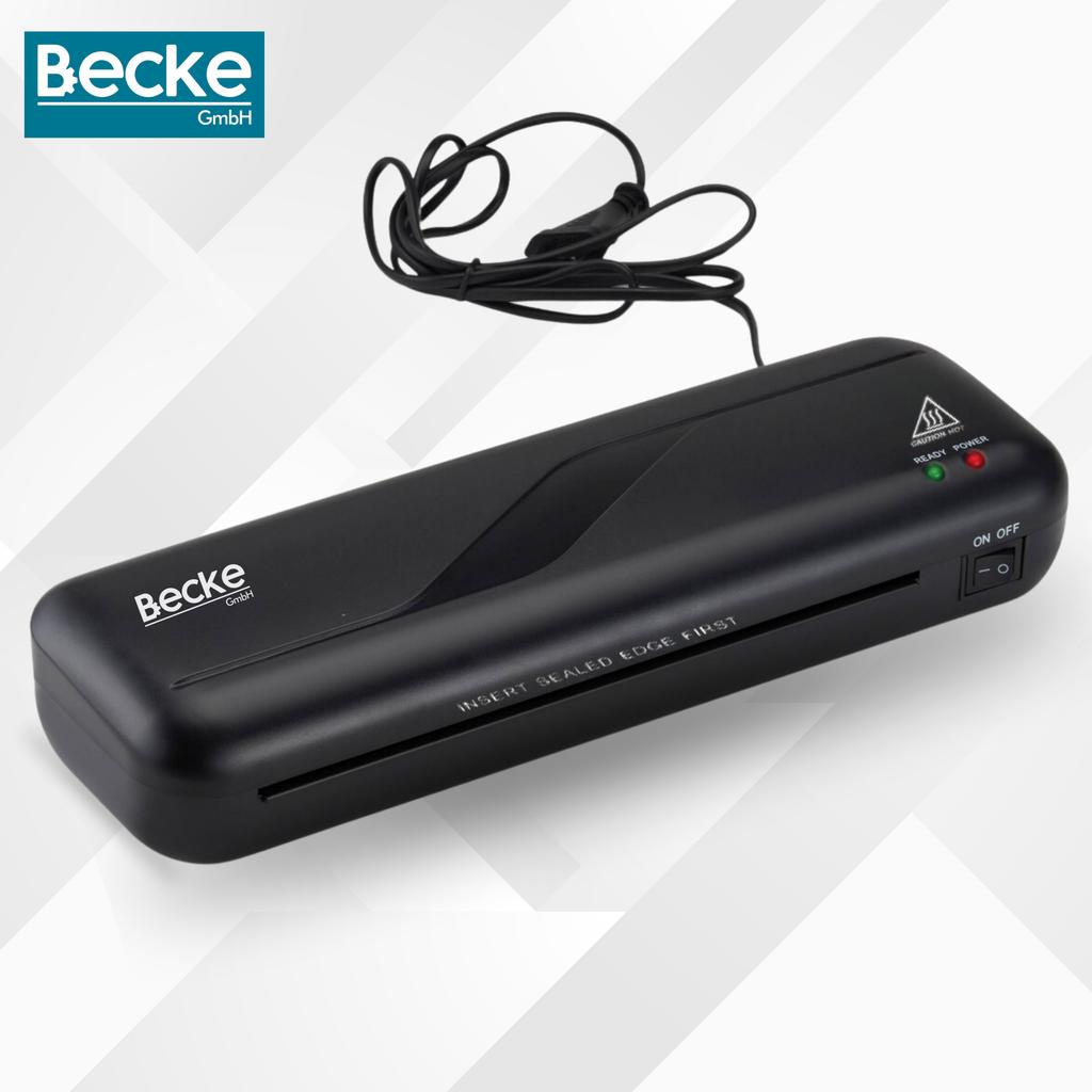Laminating kit: A4 paper laminator, hot laminator, and 40 pouches