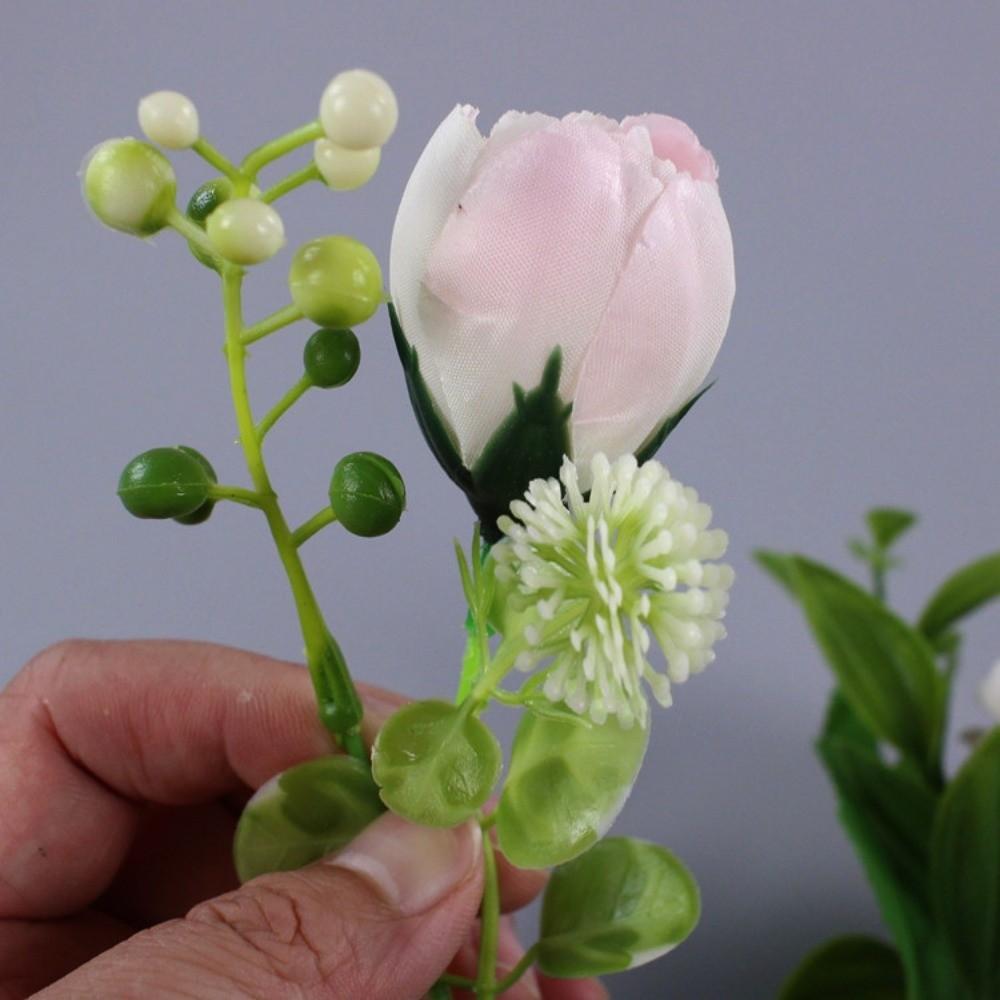 7 Heads Small Peonies Mini Decorative 6 Colors Natural Fake Persian Rose Flowers  Home Decorative