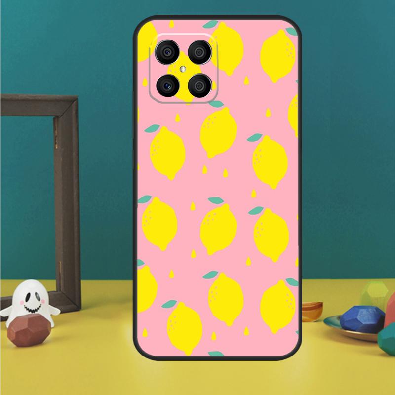 

Summer Fruit Lemon Case For Honor X9a X8a X8b X9b X9c X8 X9 50 70 90 Lite Honor 200 Lite Magic 7 5 6 Pro Cover Honor Magic5 Pro