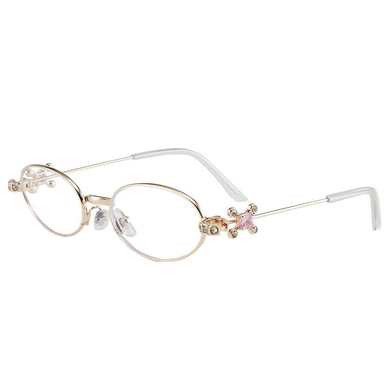 Fashion Metal Women'S Sunglasses, Trendy Versatile Sunglasses, Uv Protection Sunglasses