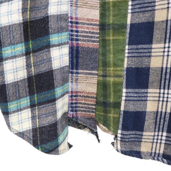Rebuild by Needles Made In Japan Check Pattern Long Sleeve Shirt S Men's Used