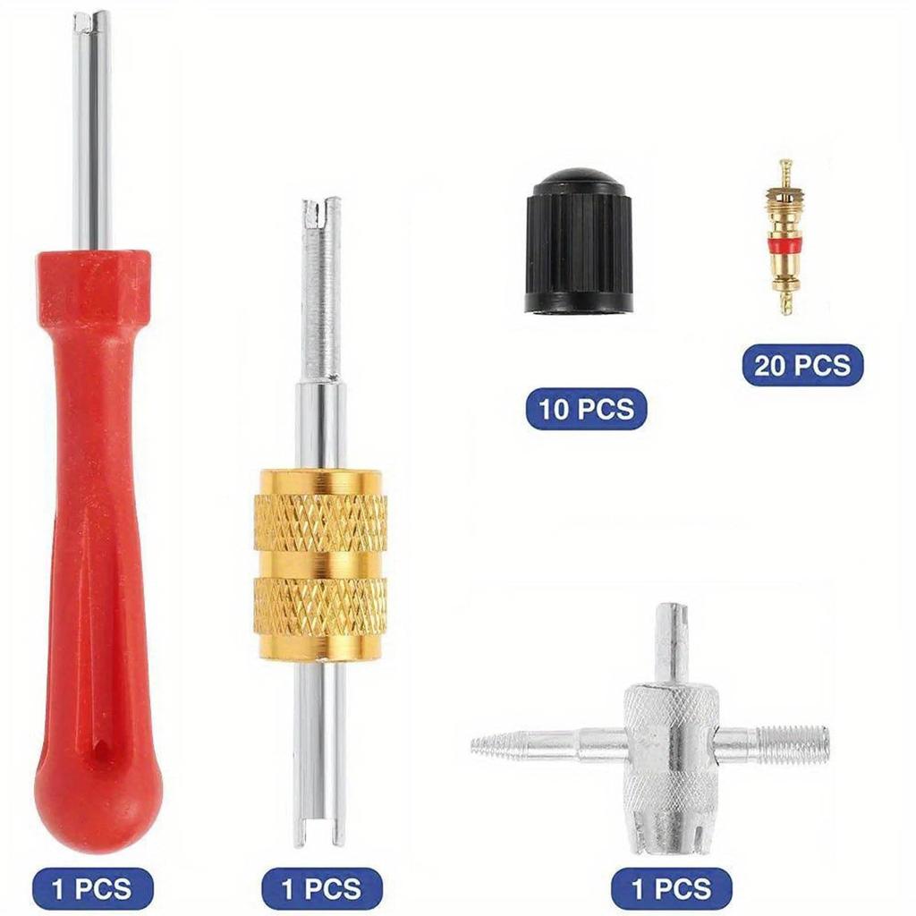 SZSL Reifenventilkern, Reifenreparaturwerkzeug, Schraubendreher für Felgenschrauben,