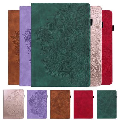 Tablet Case For Fire Max 11 Tablet Case  Flower Embossed Wallet Stand Cover For Fire Max 11 2023 Case Auto Wake Up Sleep