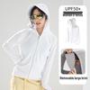 Unisex Outdoor UV Protection Clothing with Detachable Brim - UPF 50+ Breathable Summer Fishing Wear