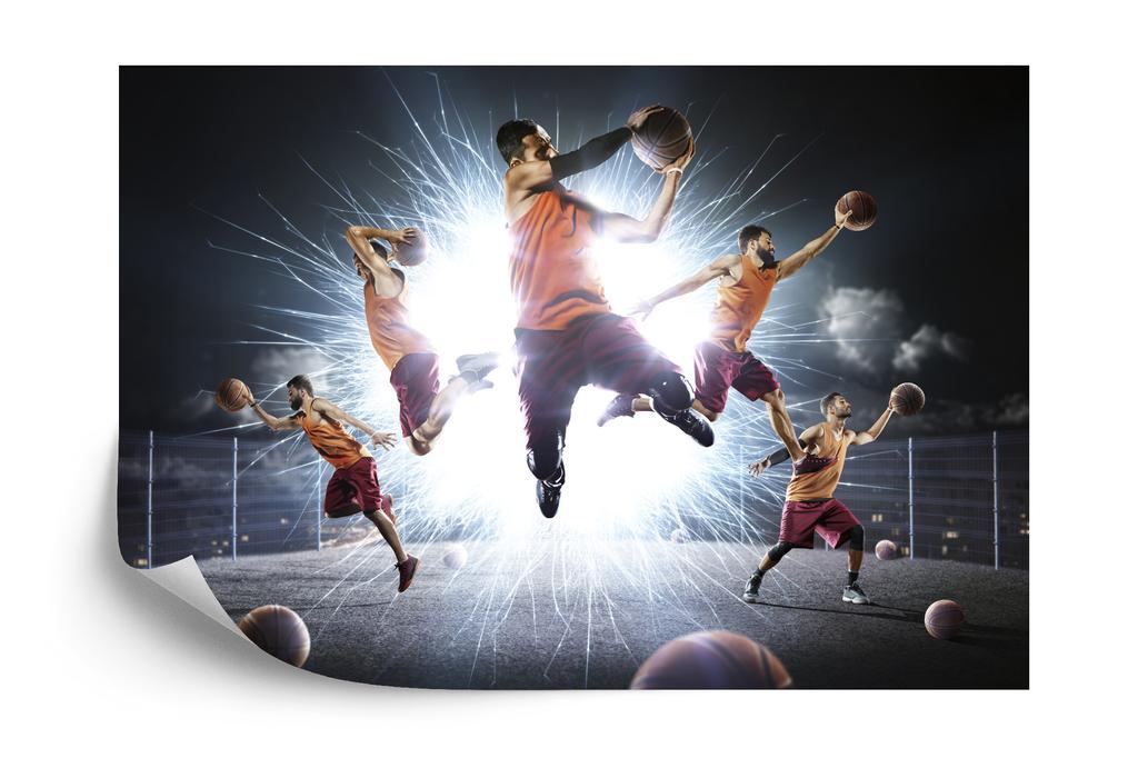 Photomural Street Basketball Self-Adhesive Mural 208x146