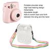 Instant Camera Shell Case PC Transparency With Adjustable Shoulder Straps Protective Instant Camera Case for Mini12
