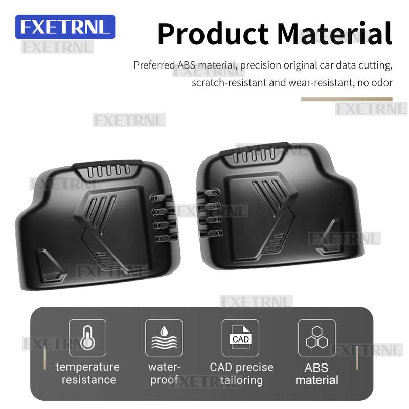 For Suzuki Jimny JB64 JB74 2018 2019 2020 2021 2022 2023 2024 2025 Matte black Car Rearview Mirror Trim Cover LHD RHD ABS 1Pair