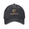 Ariat-Emblem Lässige Baseballkappe Tennis Skate Trucker-Kappe Frühling Sonnenschutz Unisex Damen Passform Retro Snapback-Kappe