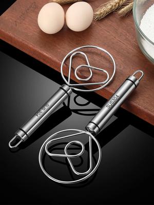 Frusta per impasto, impastatrice per pane, in acciaio inox, per dolci, farine, impastatrici con foro per appendere, utensili da cucina per frullatori da forno