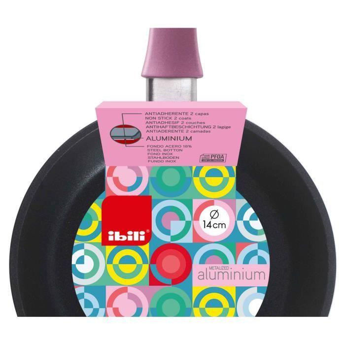 Poêle Antiadhésive - IBILI - Pitaya - 14 cm - Aluminium - Full Induction