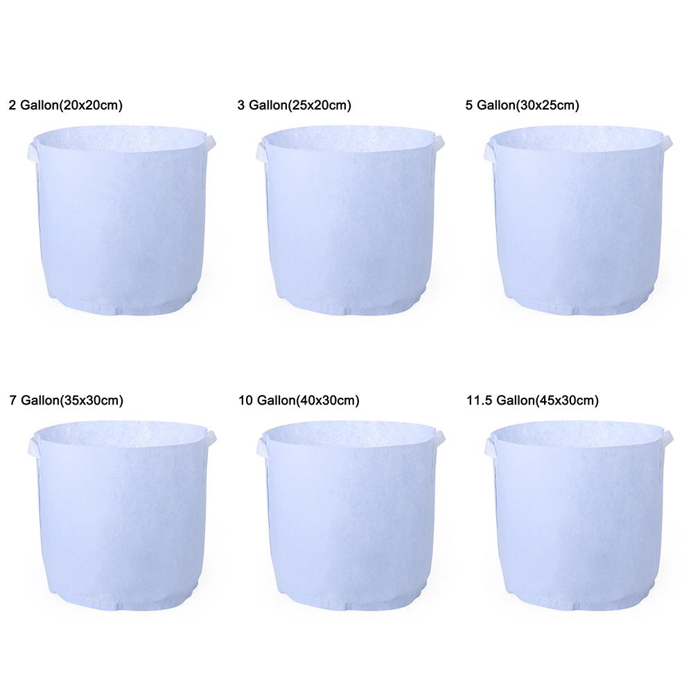 Eco-friendly Aeration Container Thickening Root Container Plant Pouch Round Fabric Pots Grow Bag