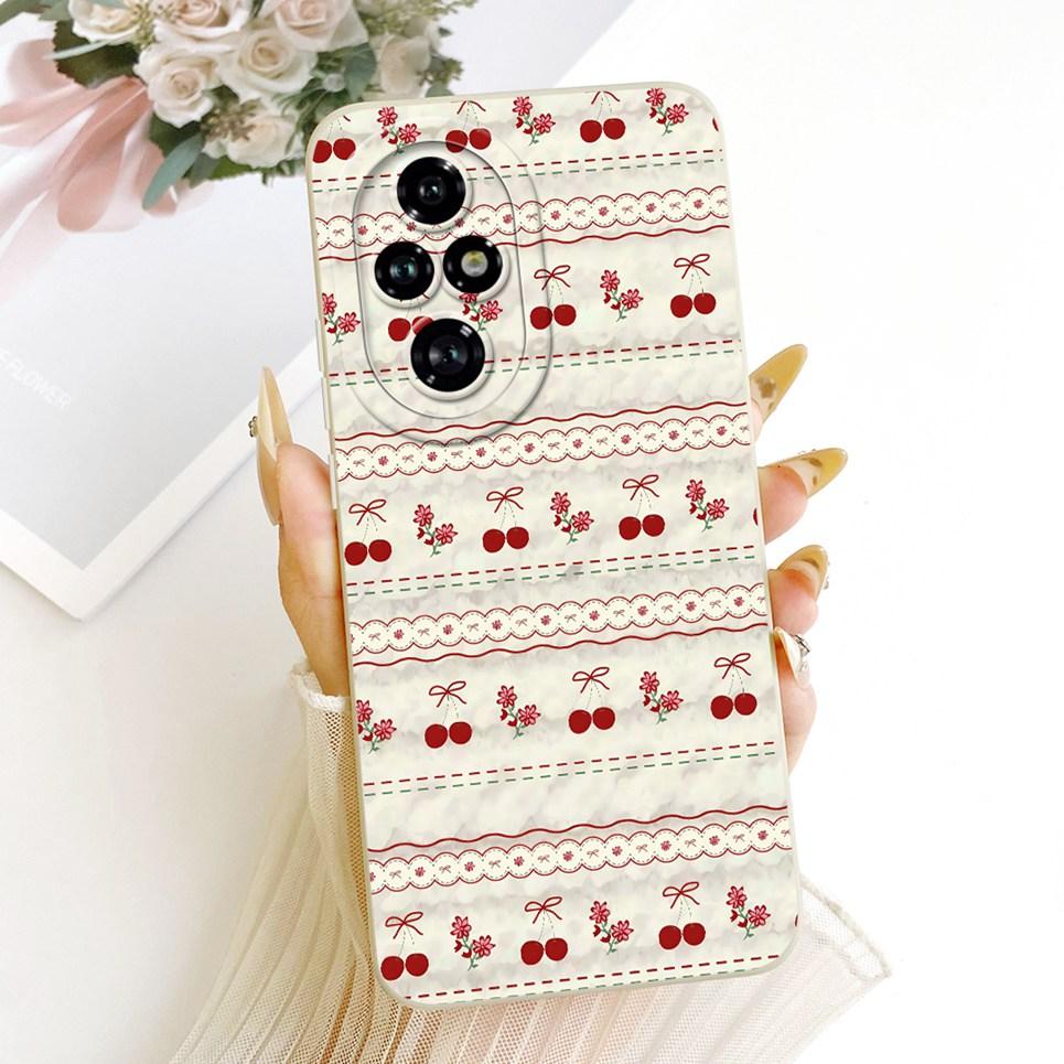 For Huawei Honor 200 200Pro 200Lite Phone Case Daisy Flower Butterfly Bow Pattern Casing Soft Silicone Shockproof Back Cover