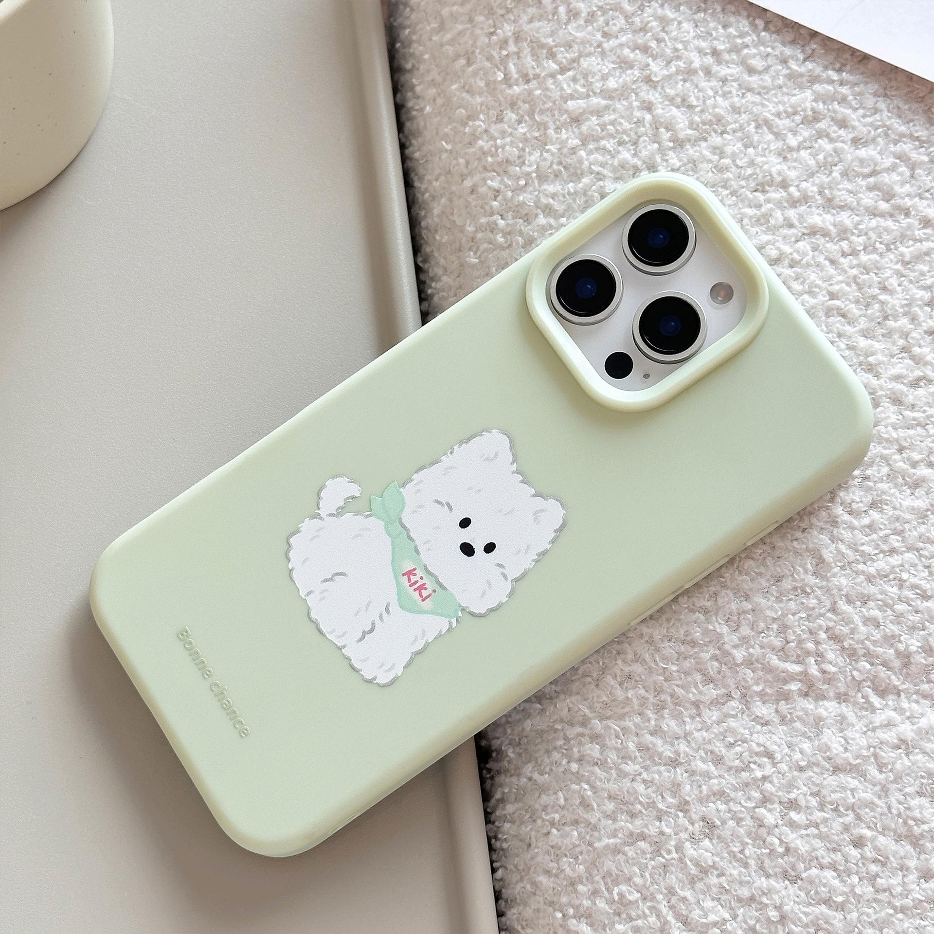 

Cute Pet Iphone16 Phone Case 15 Adorable Dog 17promax Compatible 13 Shockproof 12 Soft and Cute Cartoon 11 Soft 12pro max(6.7)