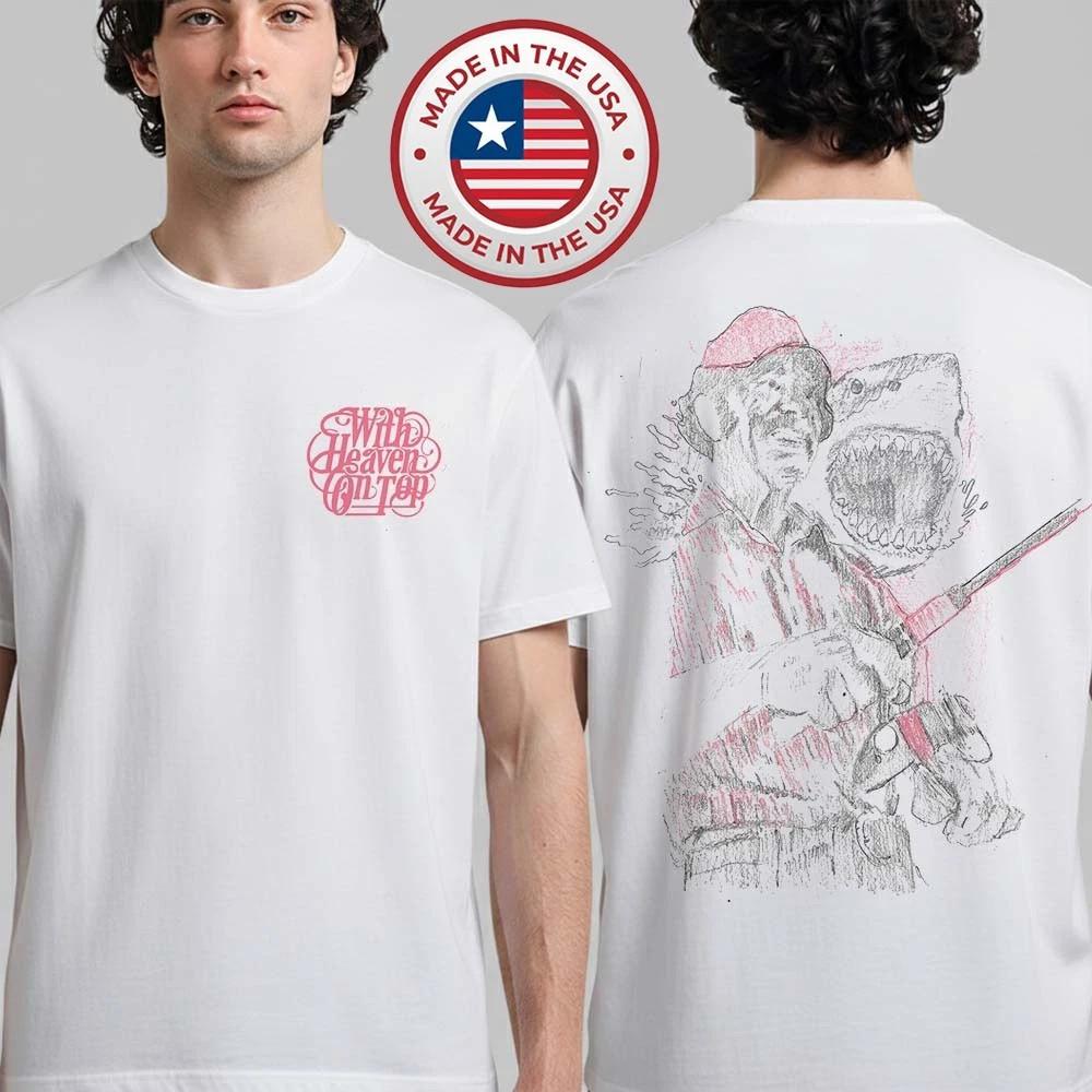 Zach Bryan With Heaven On Top 2026 Tour Shark T-Shirt XXL
