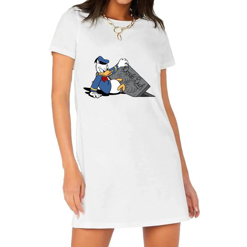 Buy Donald Duck Women T-Shirt Dress 