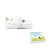 Crocs Classic clog EVA Dopamine Three-dimensional Pendant Lollipop Element Gift Box Hole Shoes Women's White