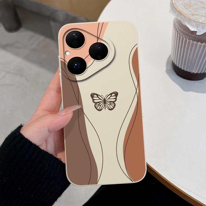 For Huawei Nova Y90 4E 5T Y70 Y72 6 7 8 9 SE Y61 Pura 80 Pro Soft Silicone Phone Covers Beautiful Sunflower Patterns Anti Slip Shell For Huawei Casing