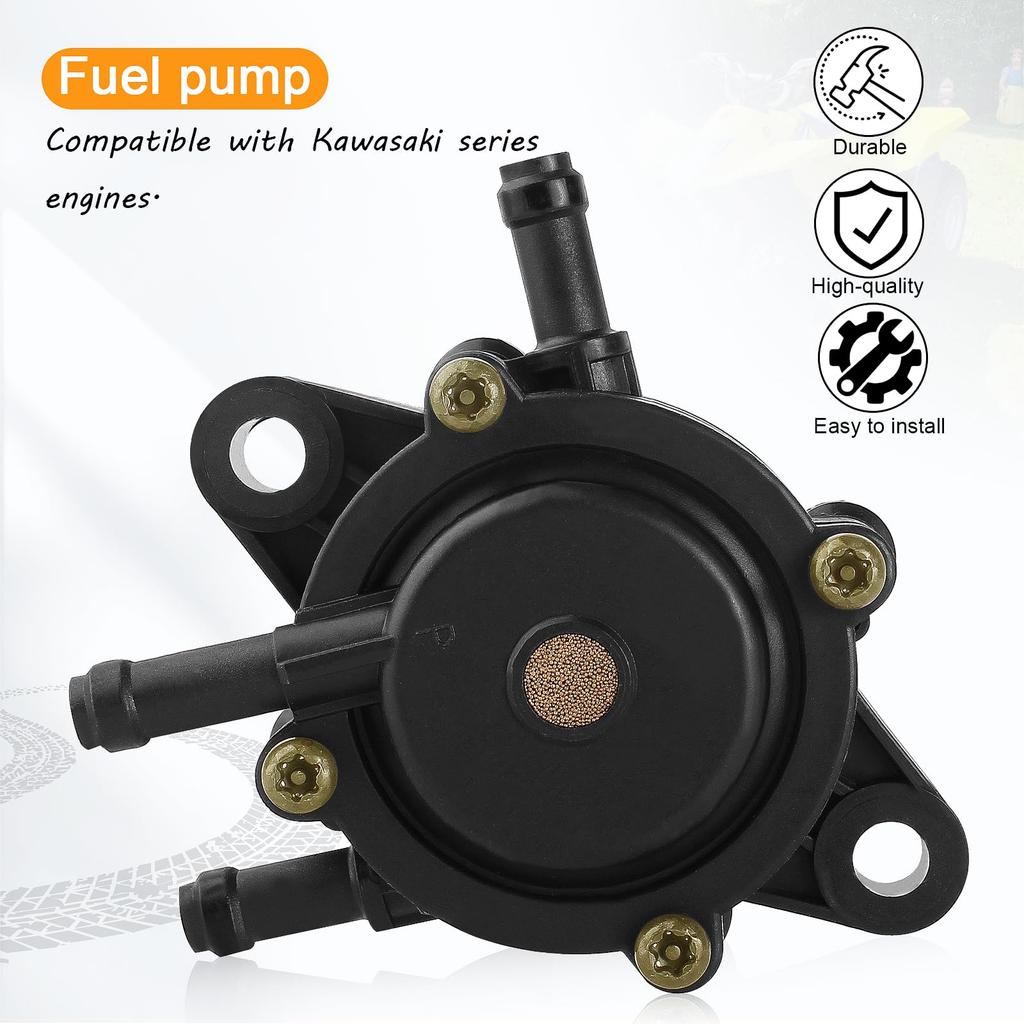 QAZAKY Fuel Pump Kawasaki 490407001 15HP to 25HP FH381V FH430V FH500V FH531V FH580V FH601D