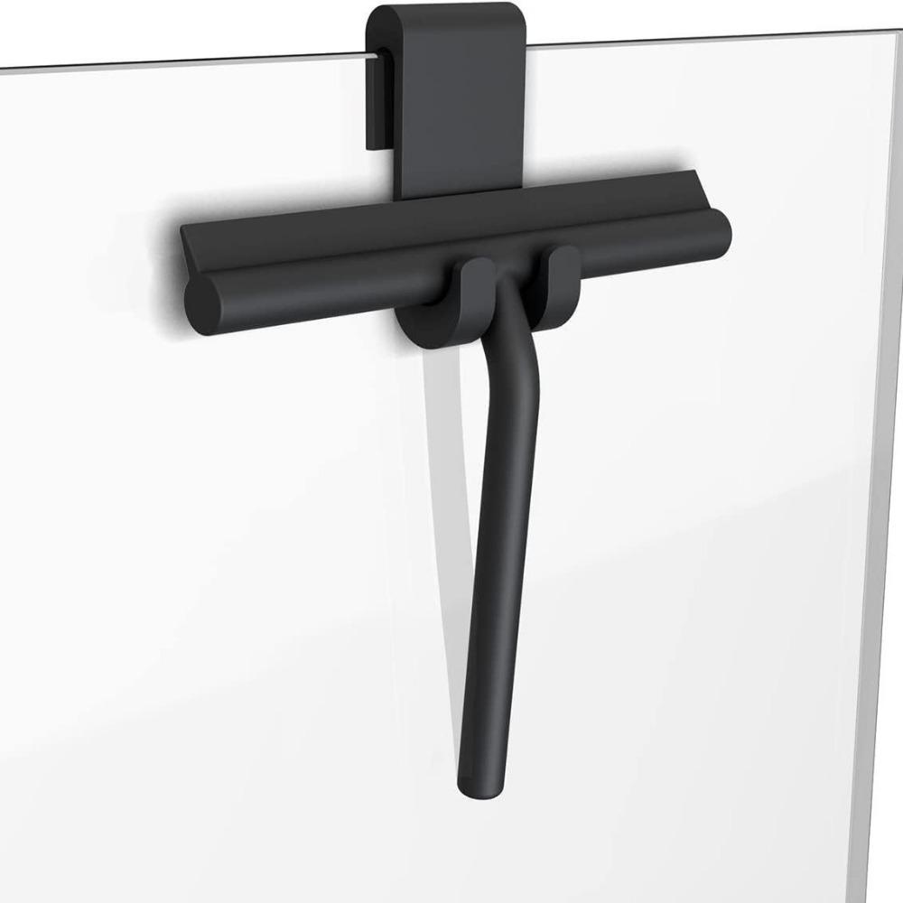 Shower Squeegee Window Glass Wiper Silicone Scraper Cleaner Brush Long Handle Bathroom Mirror Wiper Scraper Cleaning Accessories