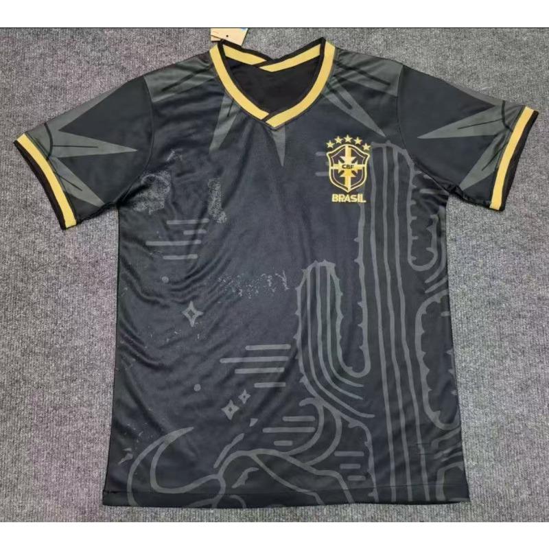 Maillots de Football Édition Spéciale en Gros Paris Ajax Real Madrid Inter Mibasa Argentine Brésil Maillots à Manches Courtes