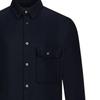 Armani Exchange Solid Color Single-Breasted Long Sleeve Shirt Men Shirts Navy 6LZCL6-ZNWNZ-1583