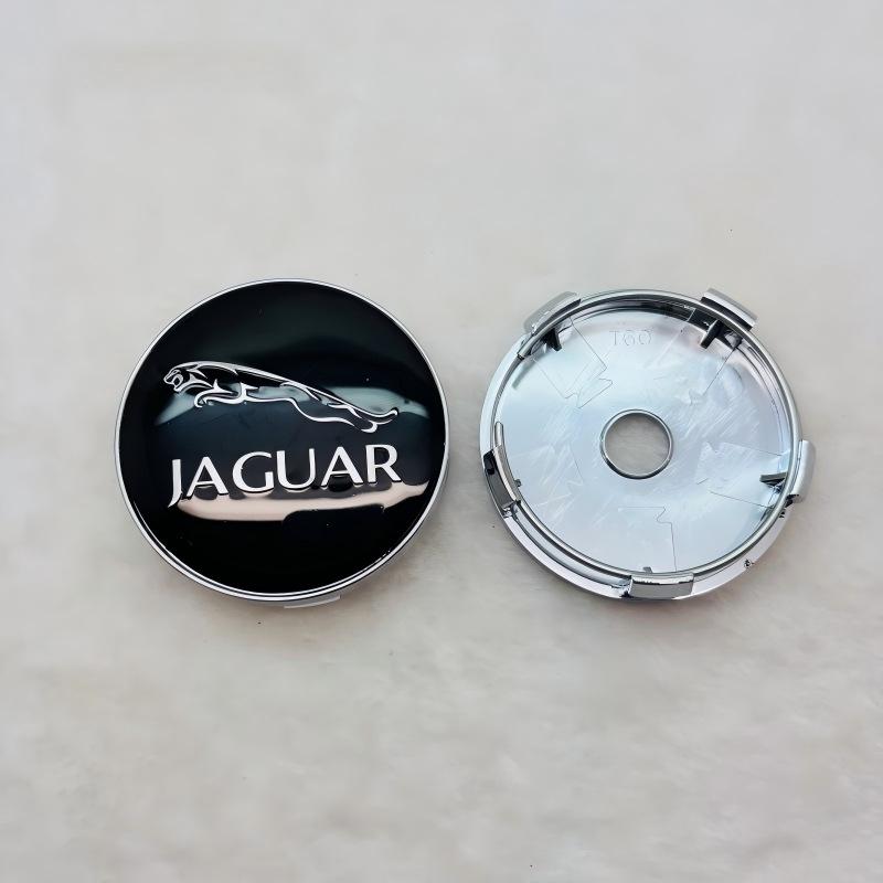 Kryt středového náboje kola Jaguar na zakázku: 60mm Univerzální středová krytka s logem leoparda