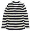 eleventy In good condition eleventy stripe knit double jacket for men, white x navy, size M Jacket M White / NavyUsed