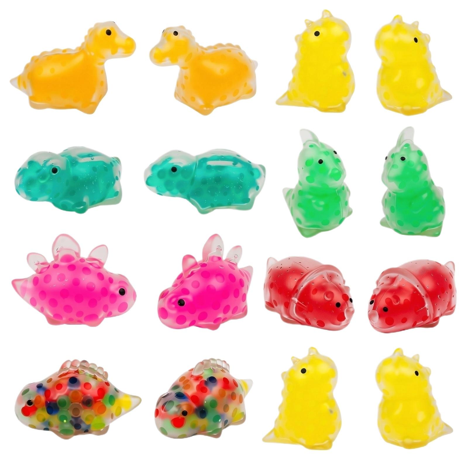 

Dinosaur Shaped Water Bead Stress Relief Toy Set Random Styles Assorted Animal Squeeze Ball Fidget Toy for Sensory Play and Hand Exercise One Size белый