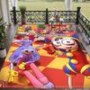 Custom Text The Amazing Digital Circus Pattern Floor Rug Soft Indoor Carpet Mat Living Room Bedroom