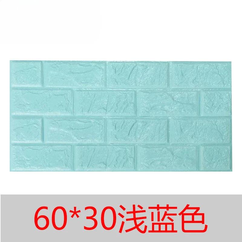 Thickened Stereoscopic Wallpaper Keep Warmer Anti-collision Stickers Moisture-proof Soft Package Wall Decorative Brick Pattern