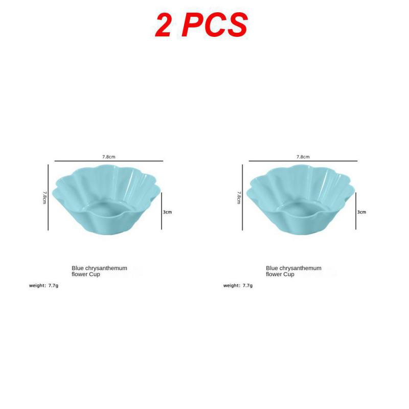 2/4PCS Baking Supplies Easy To Clean Silicone Mold Not Easy To Slip Moderate Size Baking Molds Mafin Cup Soft And Resilient