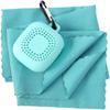 Soft Quick Drying Towel With Silicone Case Sports Towel  For Fitness Jogging Swimming