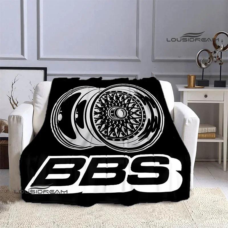BBS Racer Printed Blanket Fashion Home Decor Flannel Soft and Comfortable Blanket Home Travel Essentials for Birthday Gift