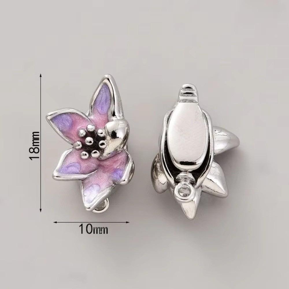 

Brass Fastening Lock Water Lily Lotus Material Accessorie New Ingot Jewelry Clasp серебряный
