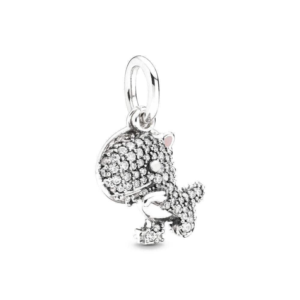 New Copper Elephant Monkey Swan Duck Pendant Trinket Bead Fit Original Charms Bracelet Jewerly Accessories