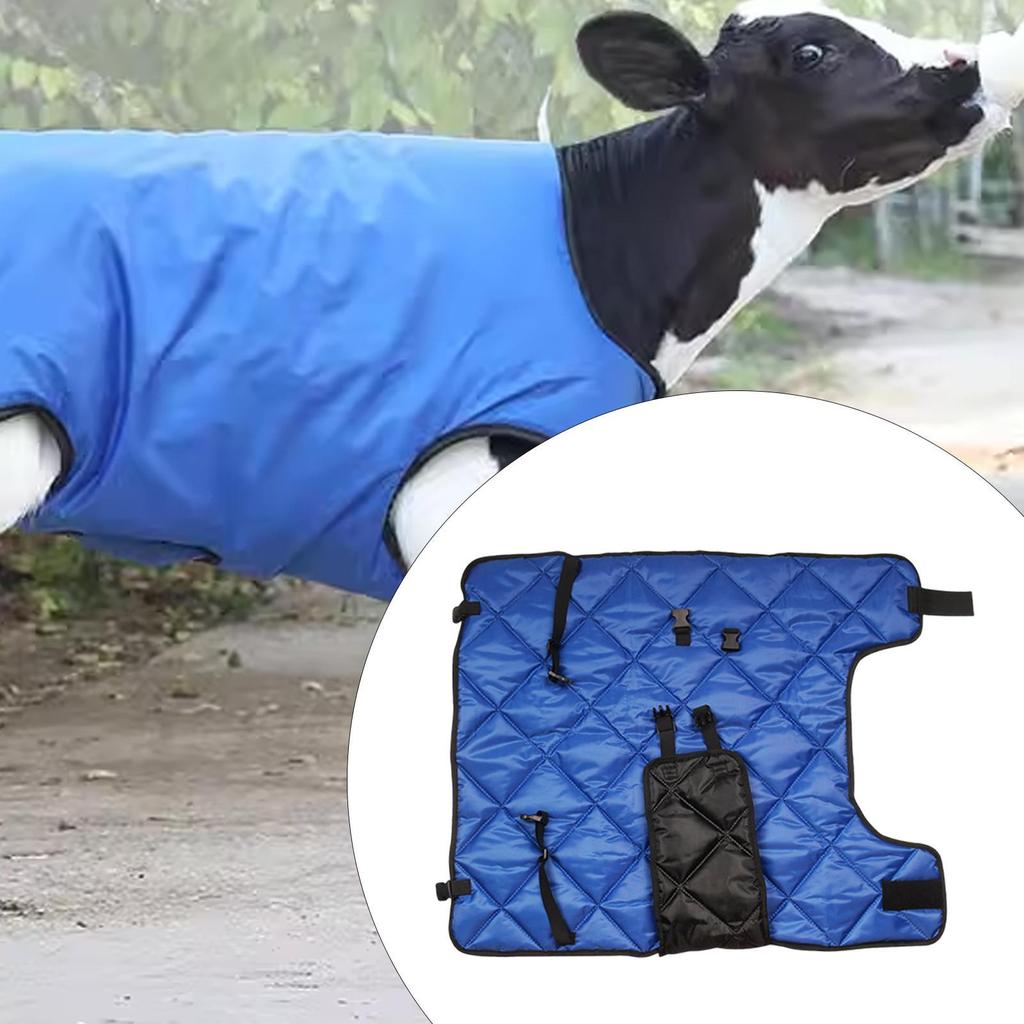 Cow Calf Clothes Winter Apparel Saver Wear Resistant Washable Thermal Suit with Reflective