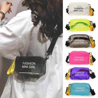 Waterproof Crossbody Bag Clear Storage Bags Outdoor Travel Makeup Bag Cosmetics Pouch The Water-Sprinkling Festival Set