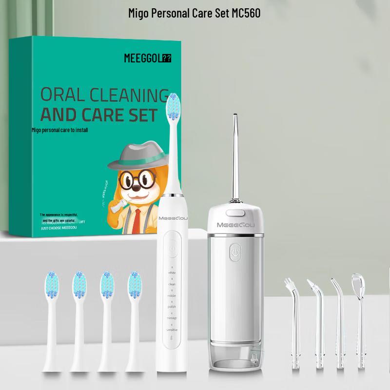 MEEEGOU MC560 Electric Toothbrush & Oral Irrigator Set