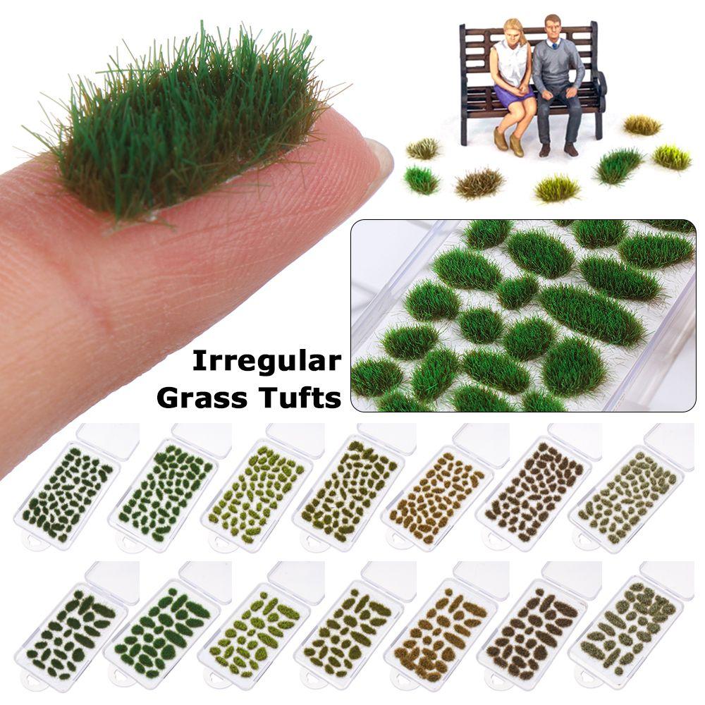 Irregular Grass Tufts Artificial Flower Cluster Simulation Wargaming Scenery Sand Table Layout DIY Modeling Materials Toy
